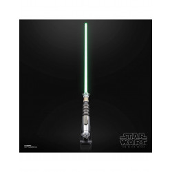 Réplica hasbro force fx élite star wars black series sable de luz luke skywalker