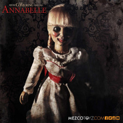 Replica mezco toyz  muñeca annabelle 45 cm the conjuring re - issue