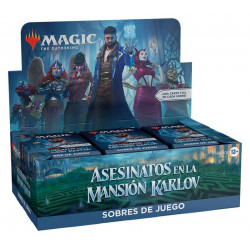 Caja de sobres magic the gathering sobres de juego asesinatos en la mansión karlov español