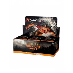 Juego de cartas caja de cartas wizards of the coast magic the gathering draft booster innistrad midnight hunt 36 sobres ingles