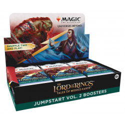 Caja de cartas  magic the gathering lord of the rings tales of middle - earth jumpstart vol. 2 inglés