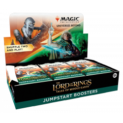 Caja de cartas magic the gathering jumpstart boosters the lord of the rings 18 unidades inglés