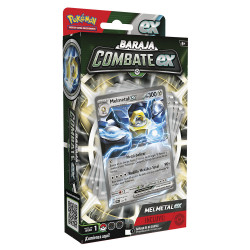 Juego de cartas pokemon tcg baraja de combate houndoom - melmetal q1 2024 español