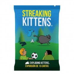 Juego de mesa pack expansion exploding kittens streaking kittens pegi 7