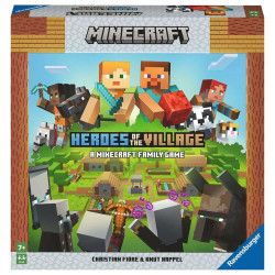 Juego de mesa ravensburger minecraft heroes of the village +7