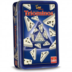 Juego de mesa triominos caja metalica pegi 6