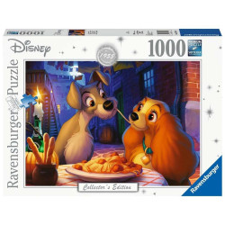 Puzzle ravensburger disney collector's edition -  la dama y el vagabundo 1000 piezas