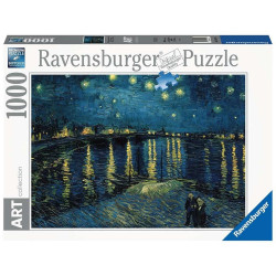 Puzzle ravensburger van gogh: noche estrellada 1000 piezas