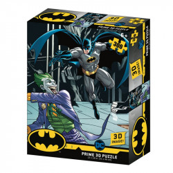 Puzzle 3d lenticular dc comics batman vs joker 300 piezas