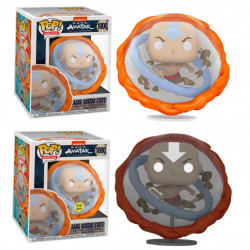 Funko pop animacion avatar the last airbender la leyenda de aang todos los elementos glow in the dark brillo en la oscuridad ed