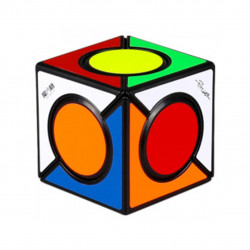 Cubo de rubik qiyi six spot negro