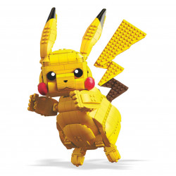 Figura mattel mega construx build pokemon jumbo pikachu 825 pcs