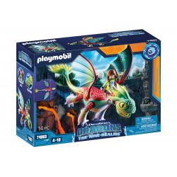 Playmobil dragones: nine realms: feathers & alex