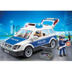 Playmobil policia coche de policia con luces y sonido