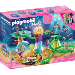 Playmobil cala de sirenas con cupula iluminada