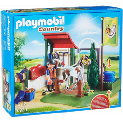 Playmobil set de limpieza para caballos