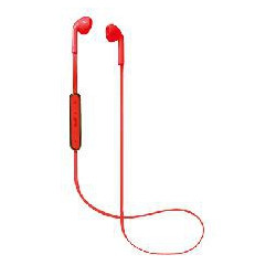 Auriculares bluetooth de boton nevir rojo