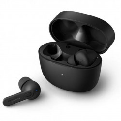 Auriculares bluetooth philips tat2206bk - 00 black ipx4 estuche de carga