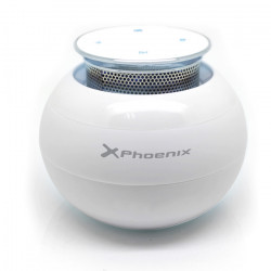 Altavoz portatil phoenix ufoboom  tactil blanco