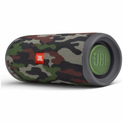 Altavoz bluetooth jbl flip 5 camuflaje - 20w rms -  ipx7 - bateria 4800mah - manos libres - verde