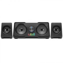 Altavoces mars gaming ms22 2.2 35w usb + jack 3.5mm rgb negro