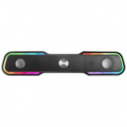 Barra de sonido mars gaming msbx 10w rgb negra