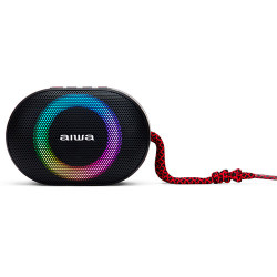 Altavoz portatil aiwa bst - 330 10w rms bluetooth rojo y negro