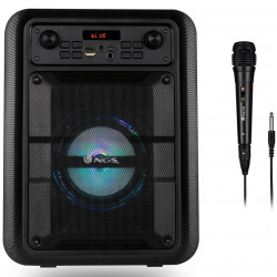 Altavoz portatil ngs roller lingo black 20w -  5pulgadas -  bluetooth -  usb -  aux -  microfono - negro a