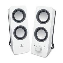 Altavoces logitech z200 2.0 -  blancos -  10w