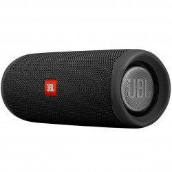 Altavoz bluetooth jbl flip 5 black - 20w rms -  ipx7 - bateria 4800mah - manos libres - negro