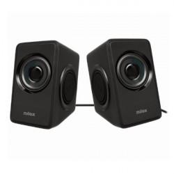 Altavoces pc nilox 2.0 10w rms negro