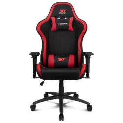 Silla gaming drift dr110br tejido negro - rojo