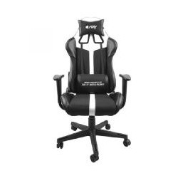 Silla gaming fury avenger xl negra - blanca