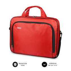 Maletin subblim oxford para portatil 15.4pulgadas - 16pulgadas rojo