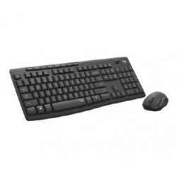 Teclado + mouse logitech mk295 silent negro wireles inalambrico