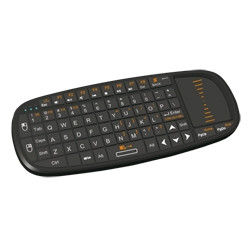 Mini teclado bluetooth con touchpad y puntero láser