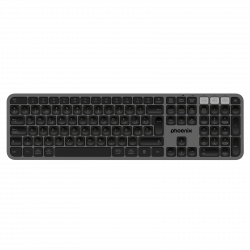 Teclado inalámbrico multidispositivo phoenix k300 blueooth dual y 2.4ghz