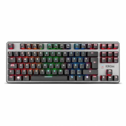 Teclado gaming krom kernel tkl rgb usb mecanico