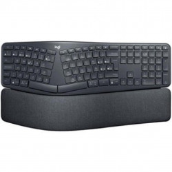 Teclado logitech ergo k860 ergonomico bluetooth & wireless grafito