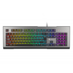 Teclado gaming genesis rhod 500 rgb retroiluminado layout español