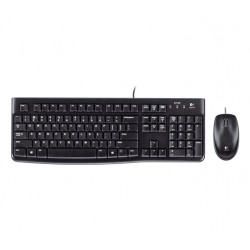 Teclado + mouse raton logitech desktop mk120 usb italiano