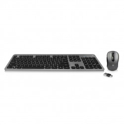 Kit teclado + mouse raton ewent ew3272 wireless inalambrico