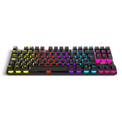 Teclado gaming krom kasic tkl rainbow rgb red switch usb