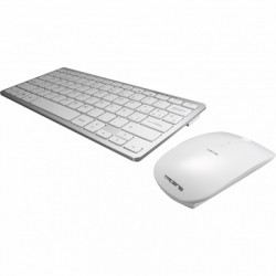 Kit teclado + raton inalambrico tacens levis usb blanco 6leviscombov2