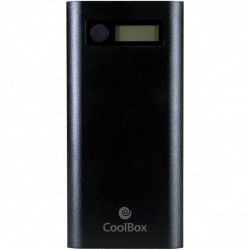 Bateria externa portatil power bank coolbox 20100 mah usb tipo c powerdelivery