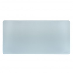 Phoenix matepad alfrombrilla ratón pu 80 x 40 cm antideslizante impermeable materíal simil cuero azul - gris