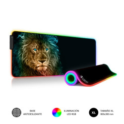 Alfombrilla subblim lion 80x30 cm rgb antideslizamiento