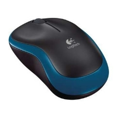 Mouse raton logitech m185 optico wireless inalambrico azul 2.4ghz