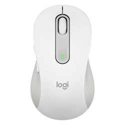 Mouse raton logitech m650 grande optico wireless inalambrico blanco crudo