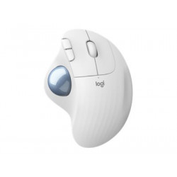 Mouse raton logitech ergo m575 bluetooth & wireless blanco